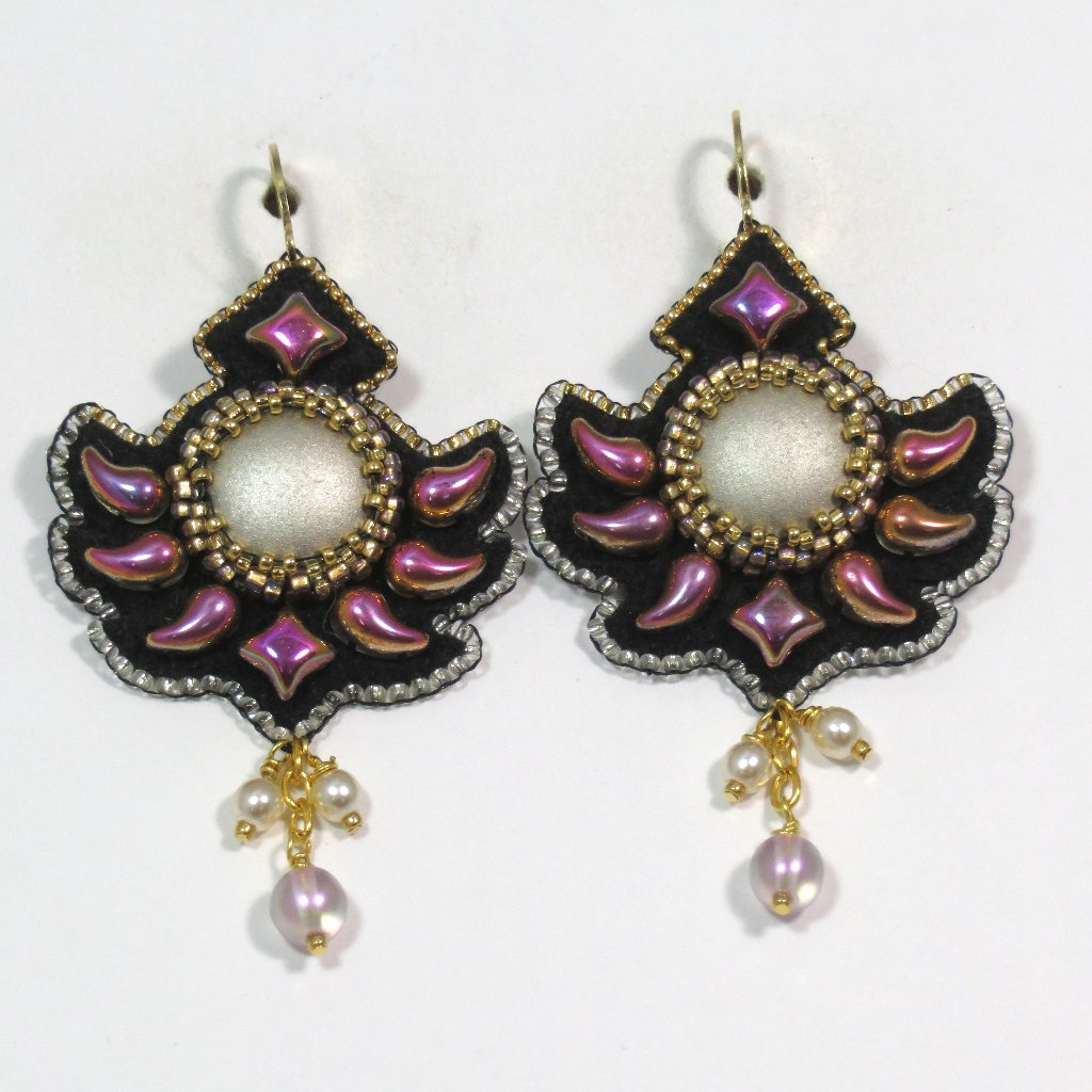 Handmade Beaded Artisan Earrings
